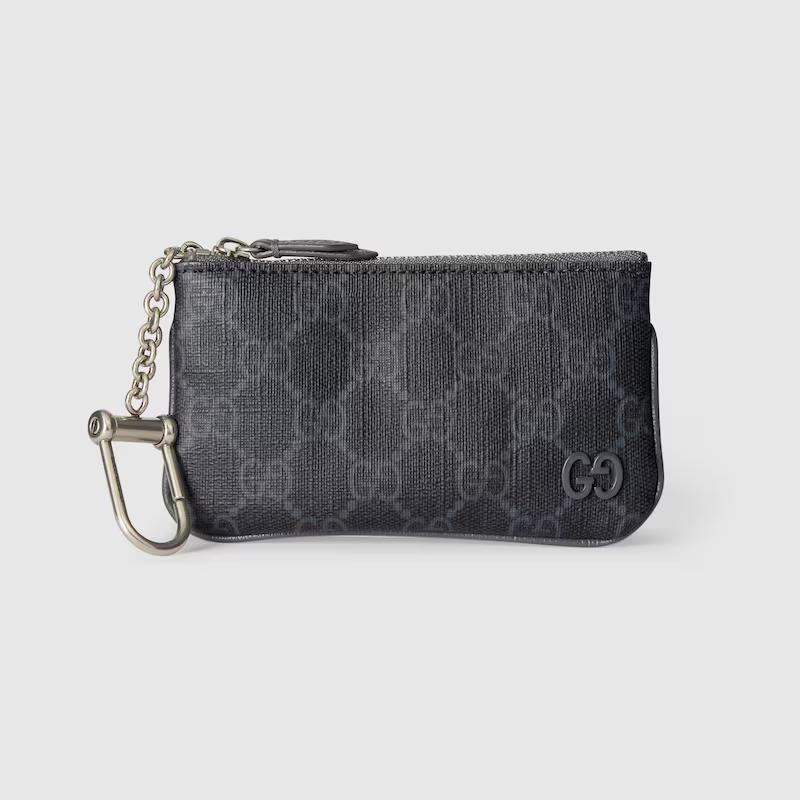 Bi-color zip key case 820666 FACQC1048 GUCCI 