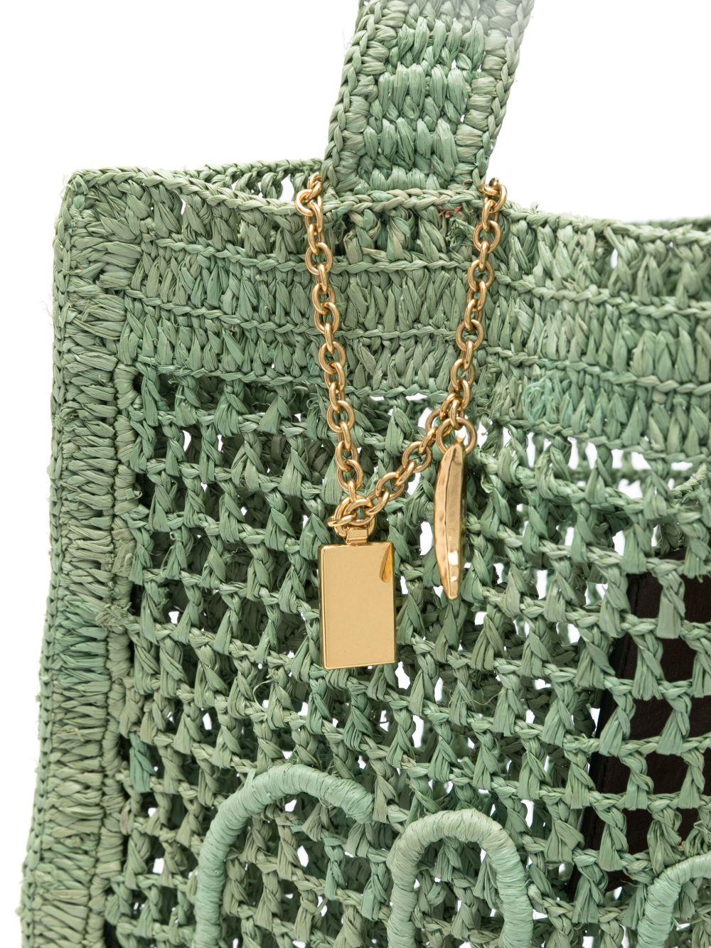 Summer Banana tote bag in raffia CH25US901P08 38M CHLOÉ 