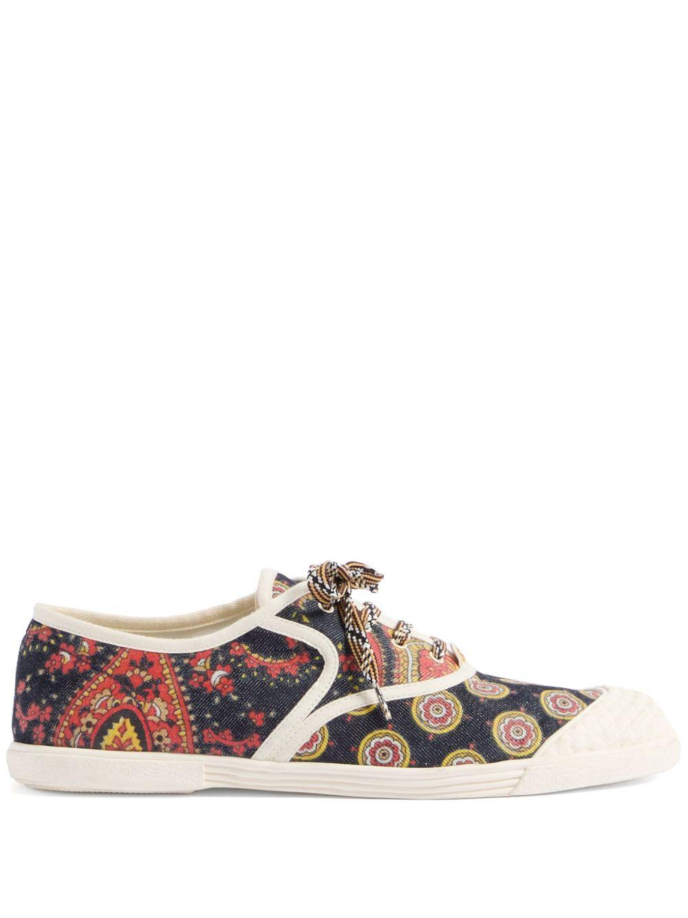BAY BY BAY TRAINERS IN VOYAGE IMAGINAIRE DENIM FABRIC 6Y2S0J86RIQ RHJ VALENTINO GARAVANI 