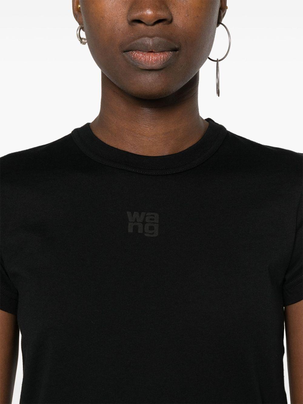 Logo-print T-shirt<BR/><BR/><BR/> 4CC3241521 001 ALEXANDER WANG 