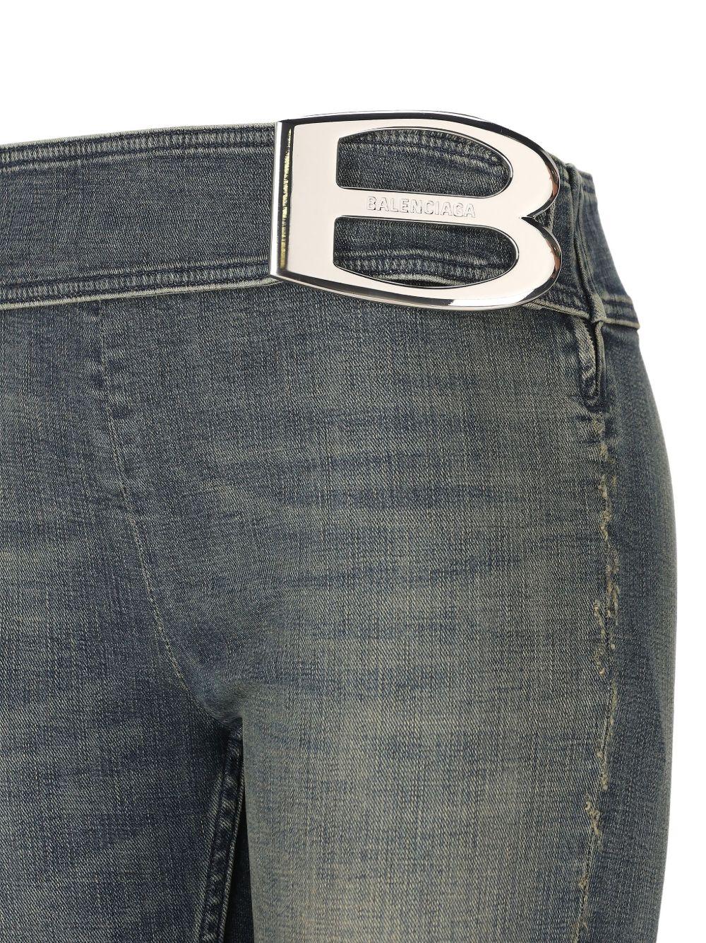 Buckle Bootcut Pants 851346 TTW893394 BALENCIAGA 