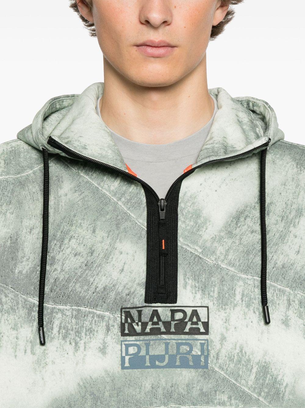 Printed hoodie<BR/><BR/> NP0A4ICF FCP1 NAPAPIJRI 