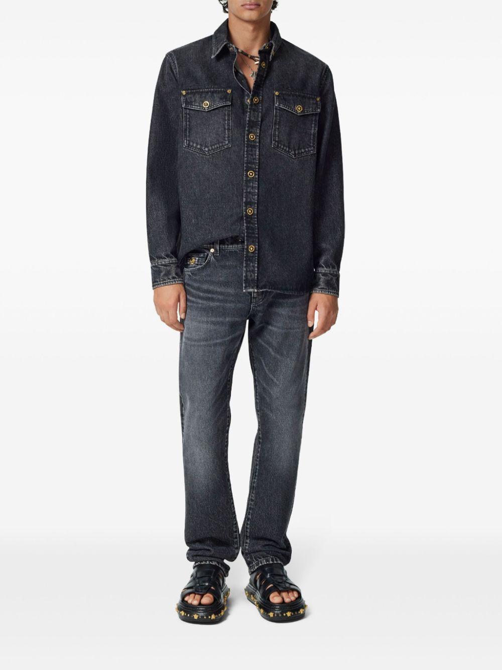 Medusa Head-motif jeans<BR/><BR/><BR/> 1019462 1A137181D810 VERSACE 