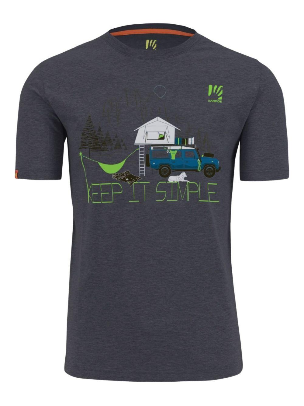 T-shirt with front print 2501090 270 KARPOS 