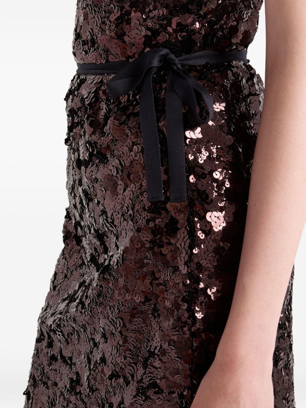 Embroidered sequin skirt P120ZRS-OOO 176AF0051 PRADA 