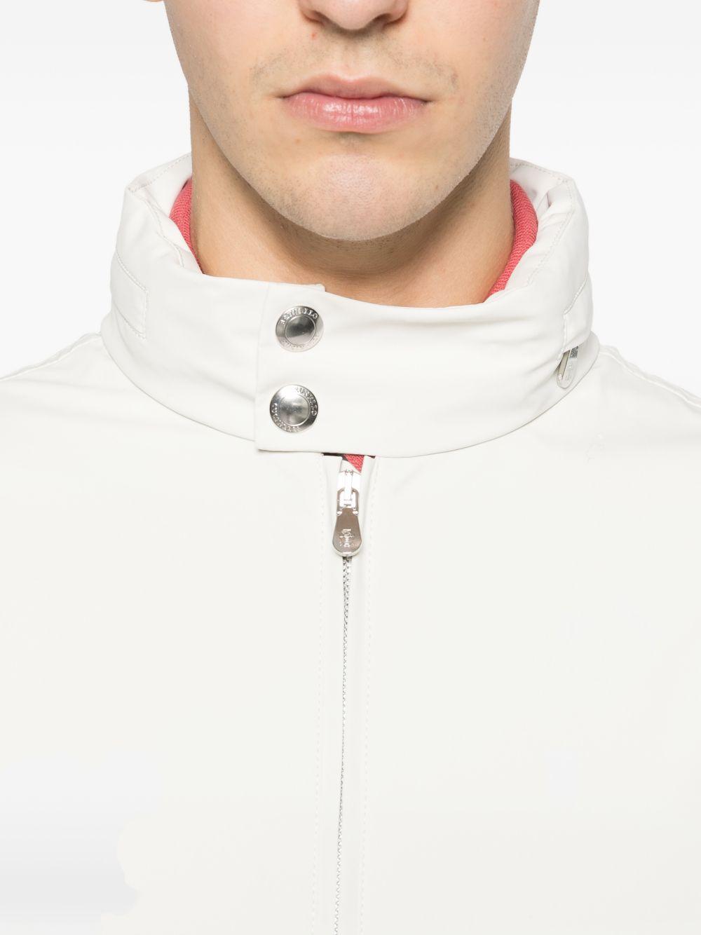 Bonded nylon outerwear jacket with packable hood MZ4266525 C1849 BRUNELLO CUCINELLI 