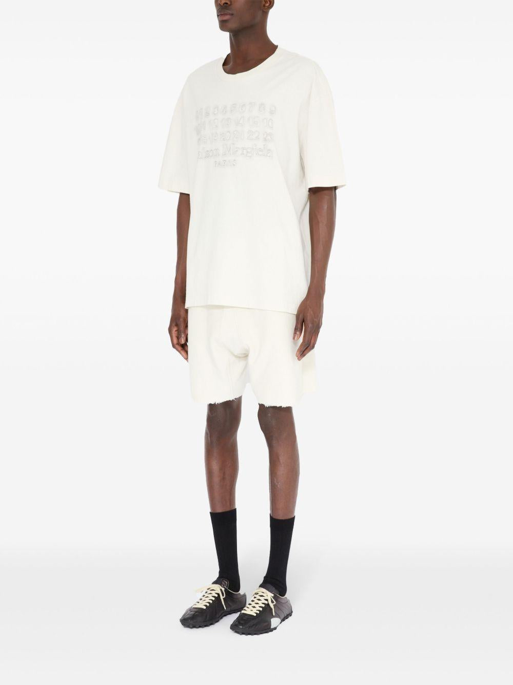 Numbers-motif T-shirt<BR/><BR/><BR/> S50GC0705 S24567103 MAISON MARGIELA 