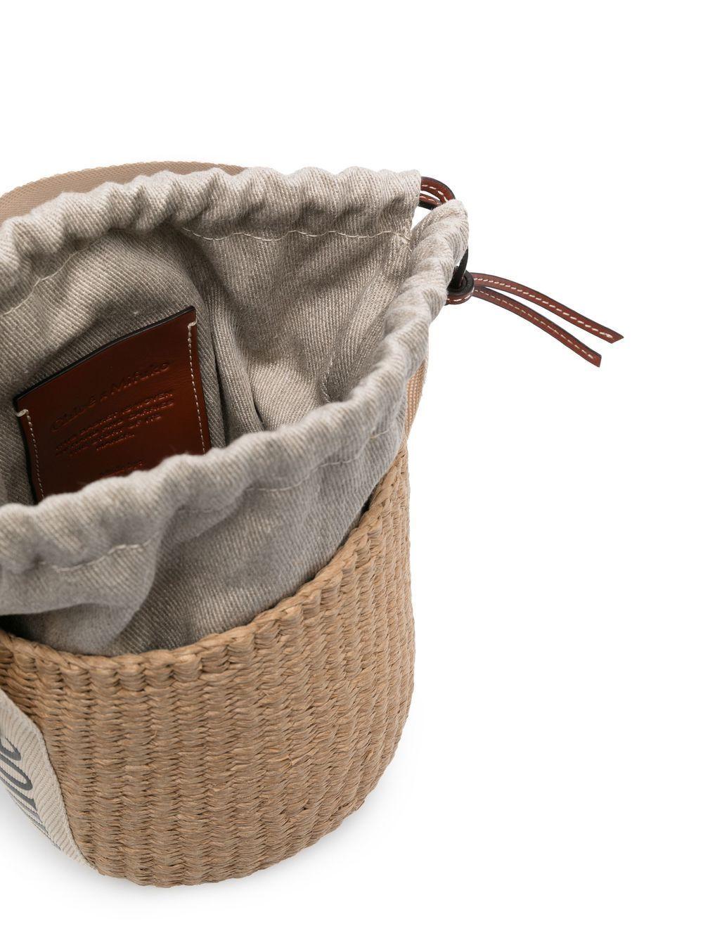 Woody small basket bag CHC22SS381G55 101 CHLOÉ 