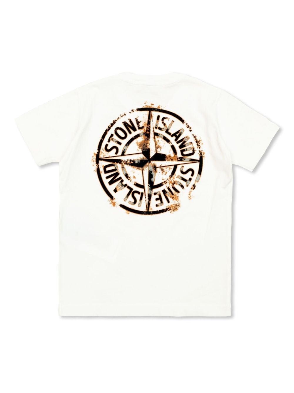 Logo T-shirt 811621057 V0001 STONE ISLAND KIDS 
