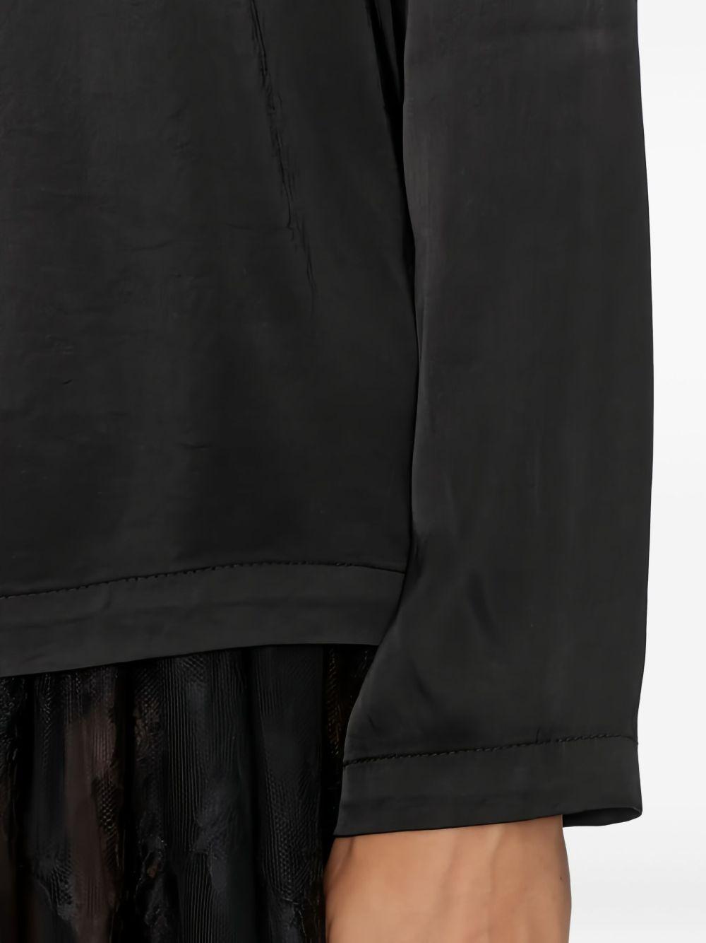 T-shirt with glossy finish TS0202 NERO VICOLO 