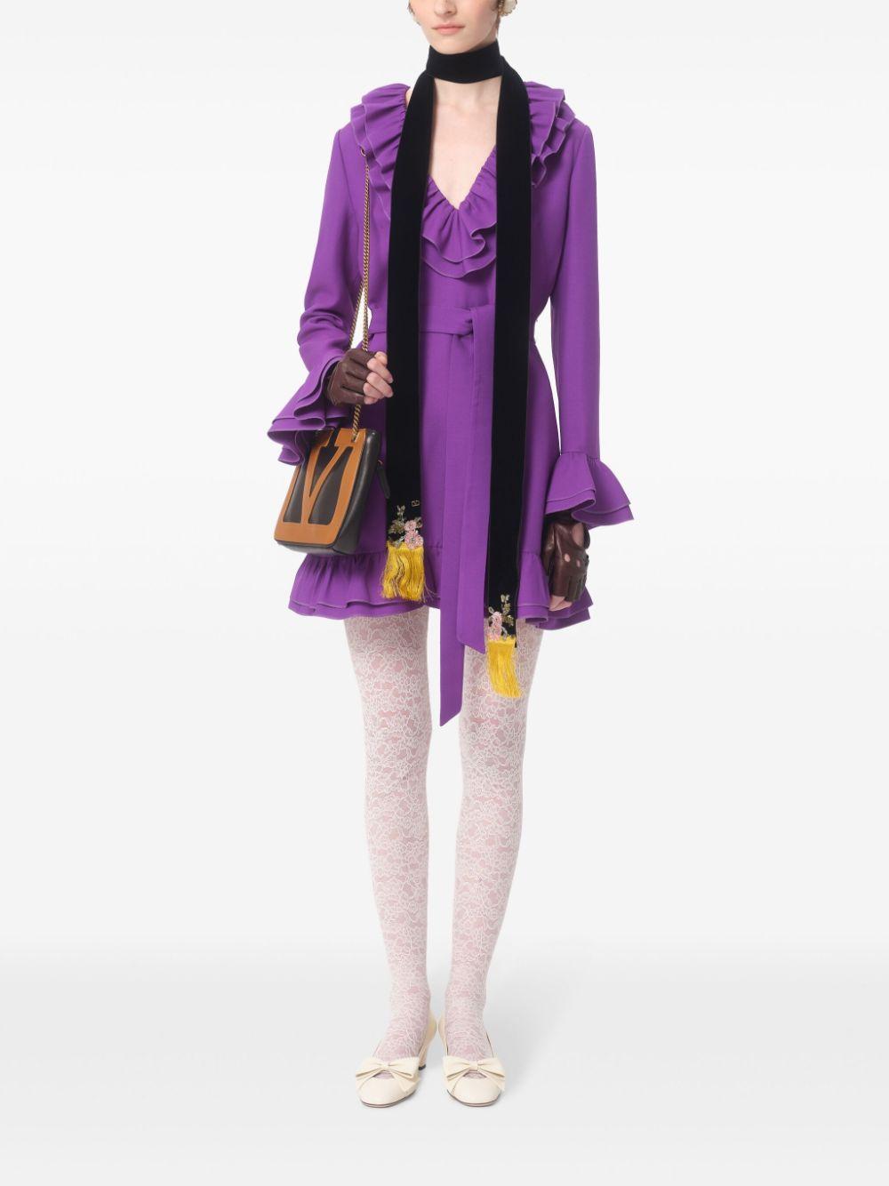Crepe couture mini dress<BR/><BR/><BR/> 6B3VAES61CF R1B VALENTINO GARAVANI 