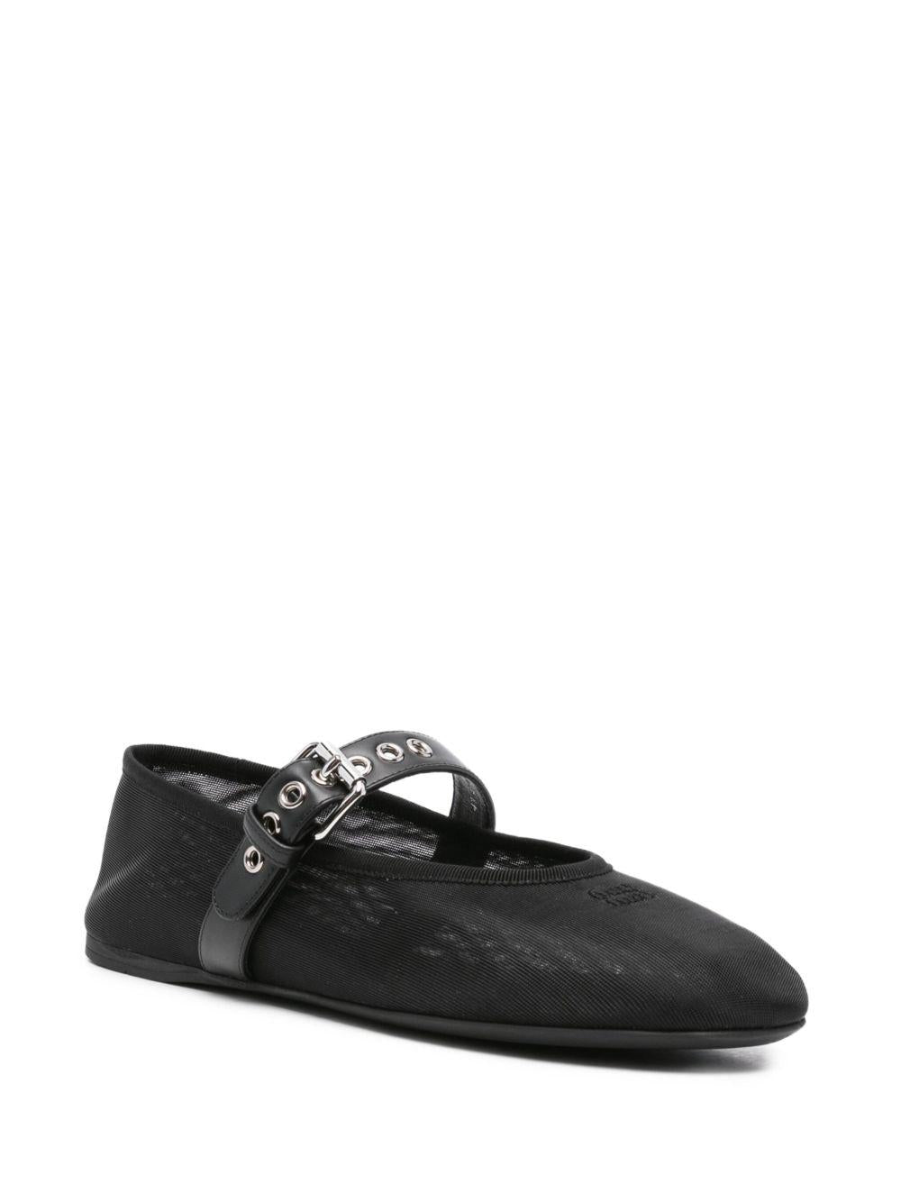 Mesh fabric ballerinas 5F373E099 F-005F0002 MIU MIU 