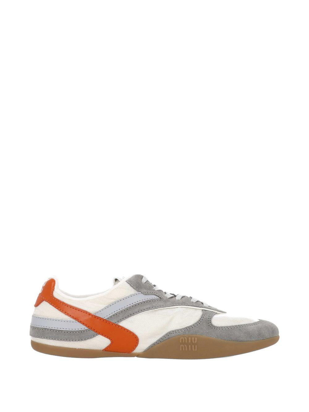 Gymnasium technical fabric and suede sneakers 5E428E71L F-A005F0MIW MIU MIU 