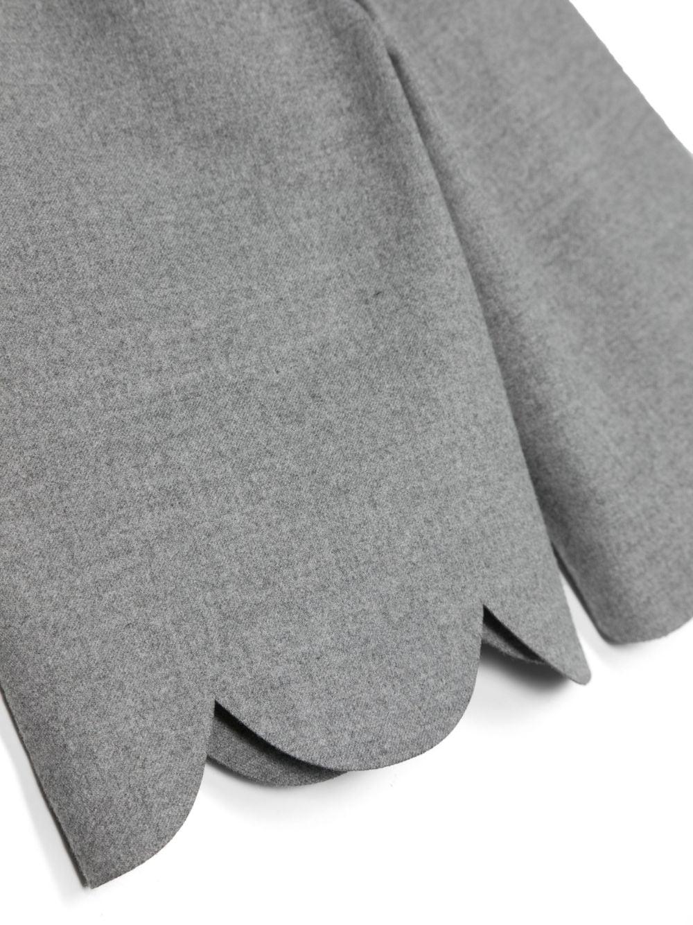 Scallop-edge trousers<BR/><BR/> A24PL414W0003 072 IL GUFO 