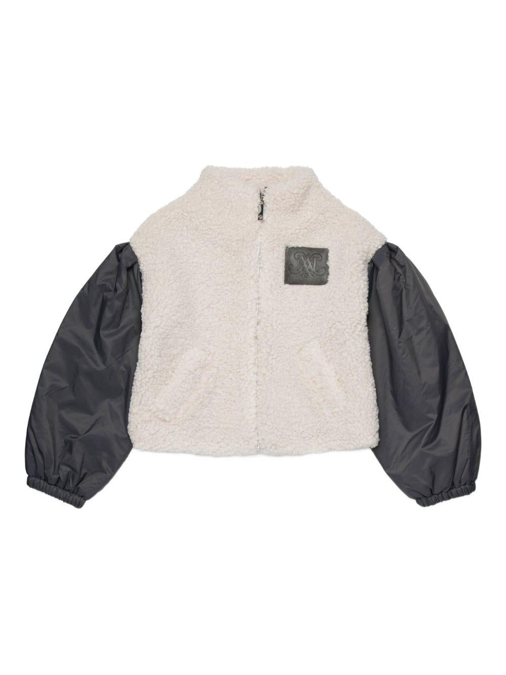 Bomber jacket with contrasting sleeves MX0223 MX093MX102 MAX & CO KID 