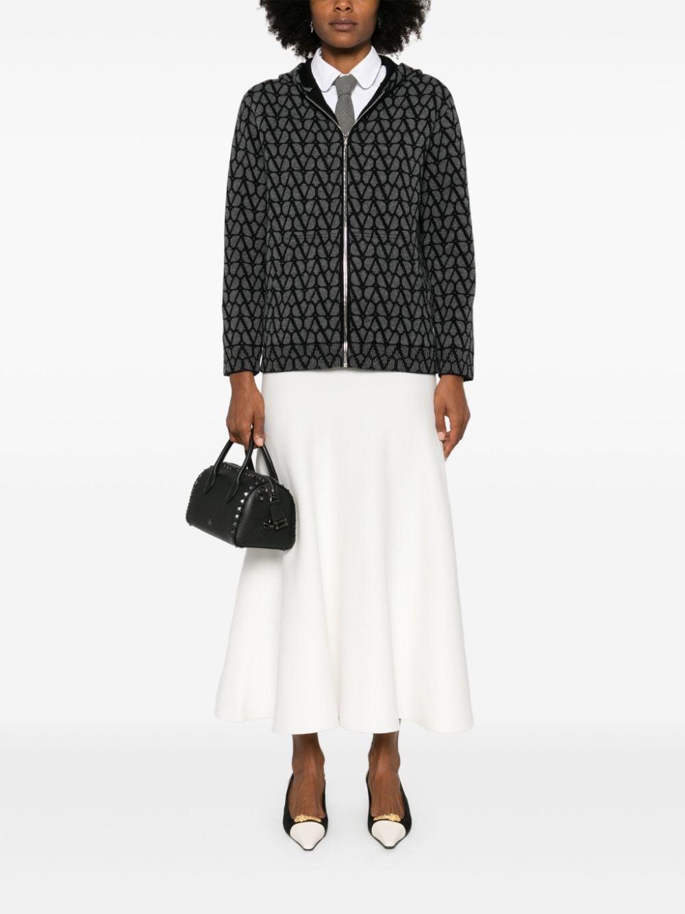 VLogo print cardigan<BR/><BR/><BR/> 5B3KE02Z8P0 ZPH VALENTINO GARAVANI 
