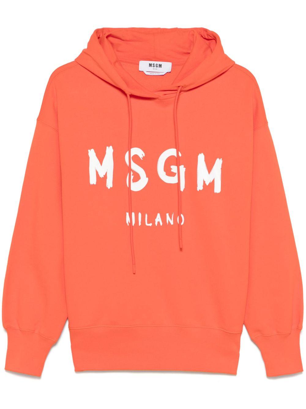 Logo grafiti hoodie 3841MDM515 25700017 MSGM 