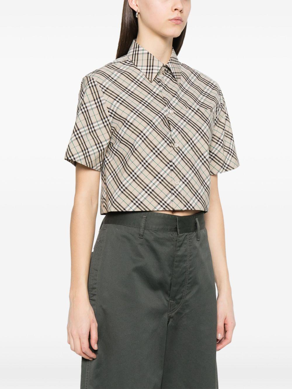 Checked shirt<BR/><BR/><BR/> 8101121 C1849 BURBERRY 