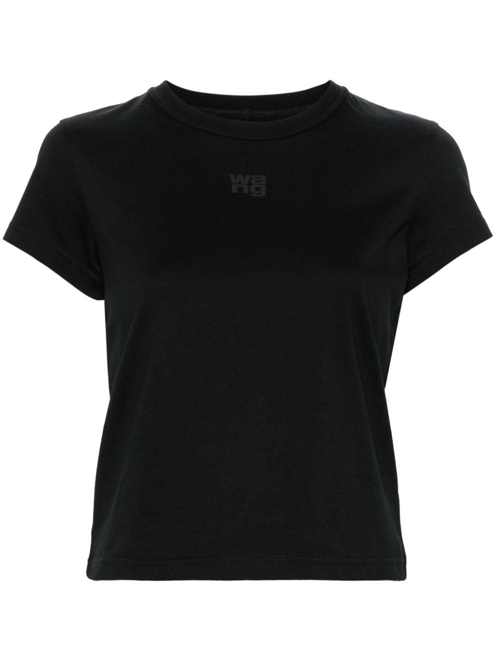 Logo-print T-shirt<BR/><BR/><BR/> 4CC3241521 001 ALEXANDER WANG 