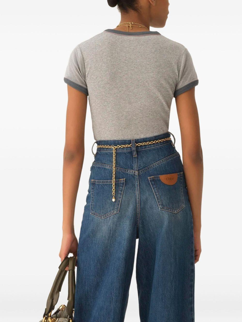 Logo T-shirt CH25WJH03195 01B CHLOÉ 
