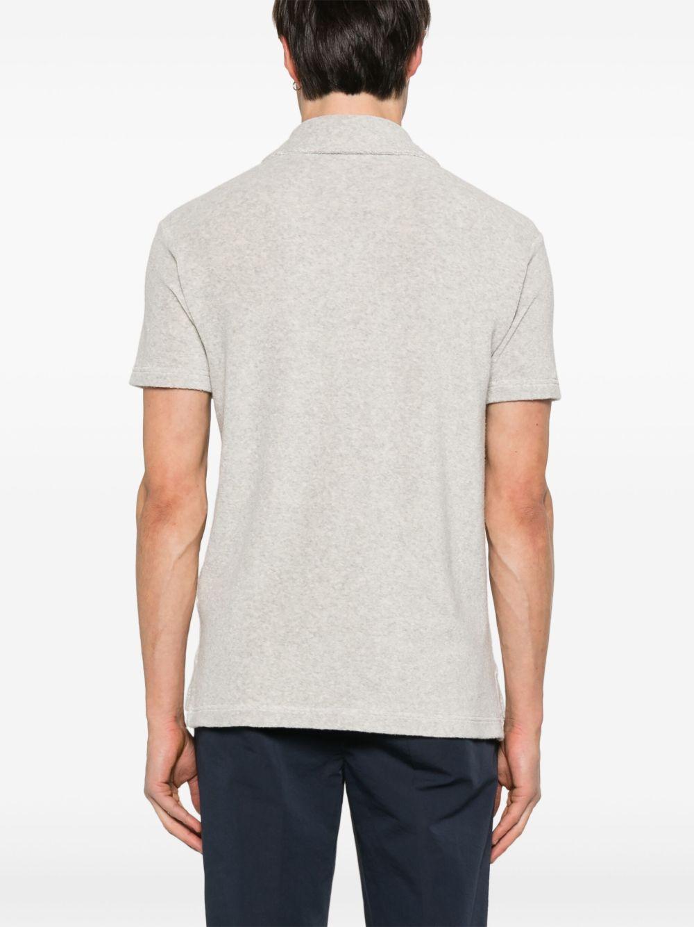 Towelling polo shirt<BR/><BR/><BR/> JPS009 JMC053S25IG030 TOM FORD 