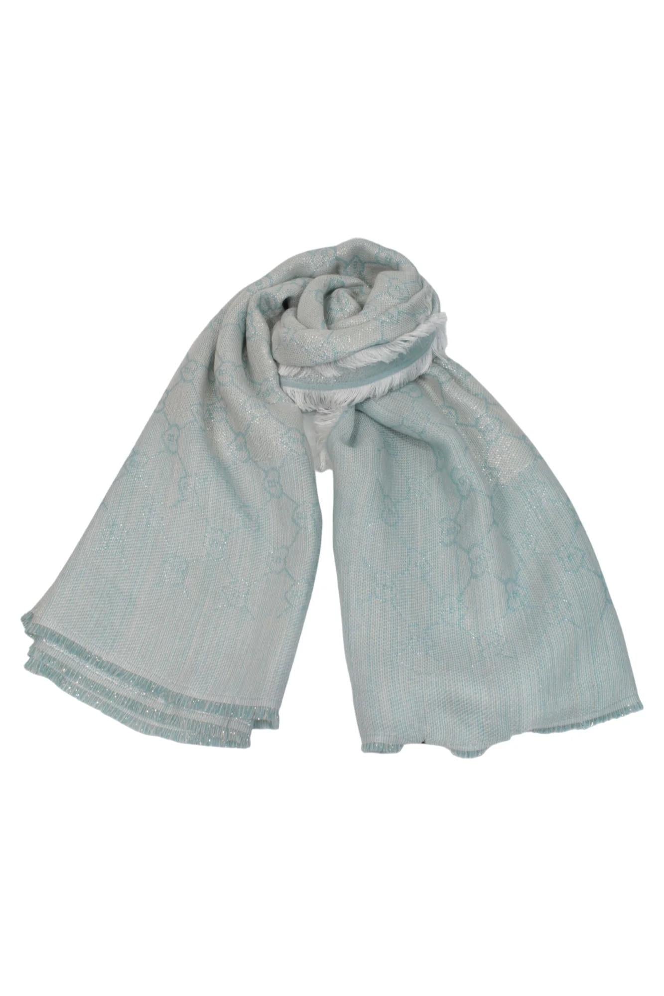 Logo jaquard scarf PF3044T0300. 45706 BLUGIRL 
