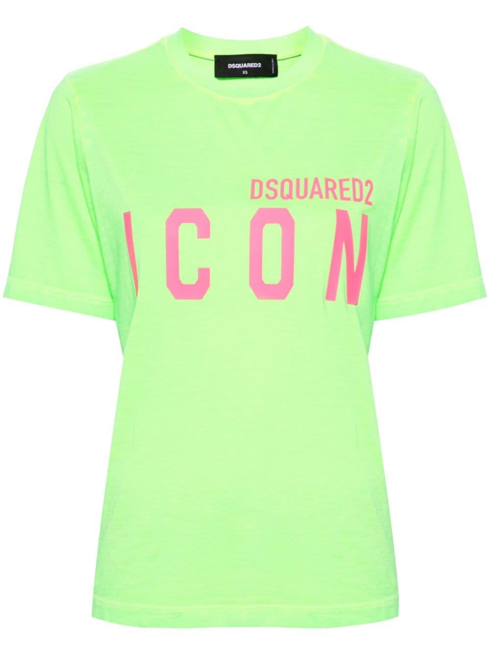 Be Icon cotton T-shirt<BR/><BR/><BR/> S80GC0067 S24692910 DSQUARED2 
