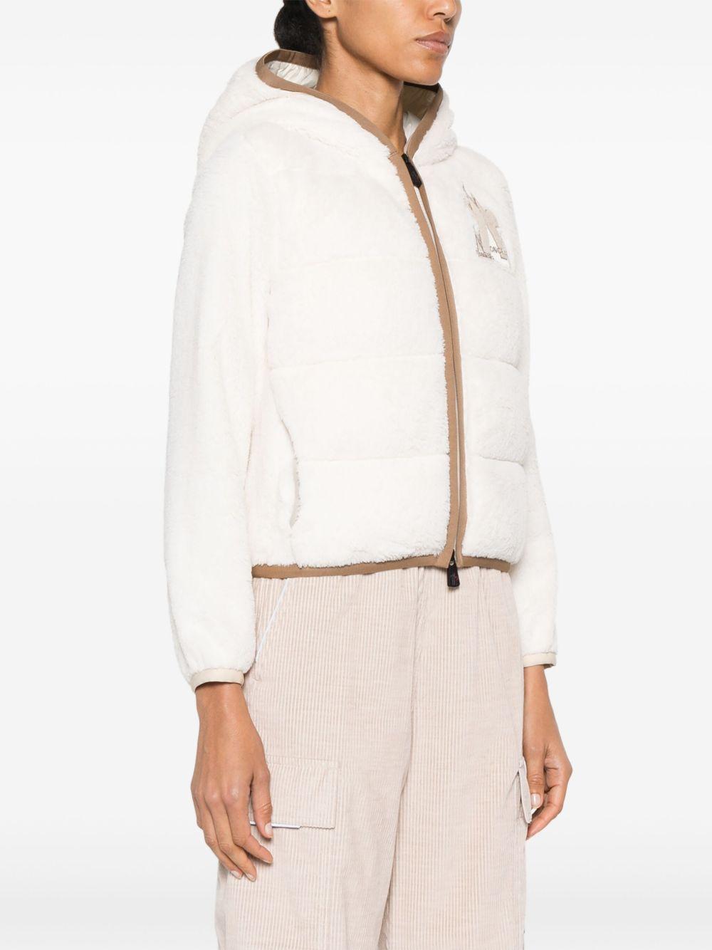 Padded hoodie with zip in Polartec® K20988G00022 899ML034 MONCLER GRENOBLE 