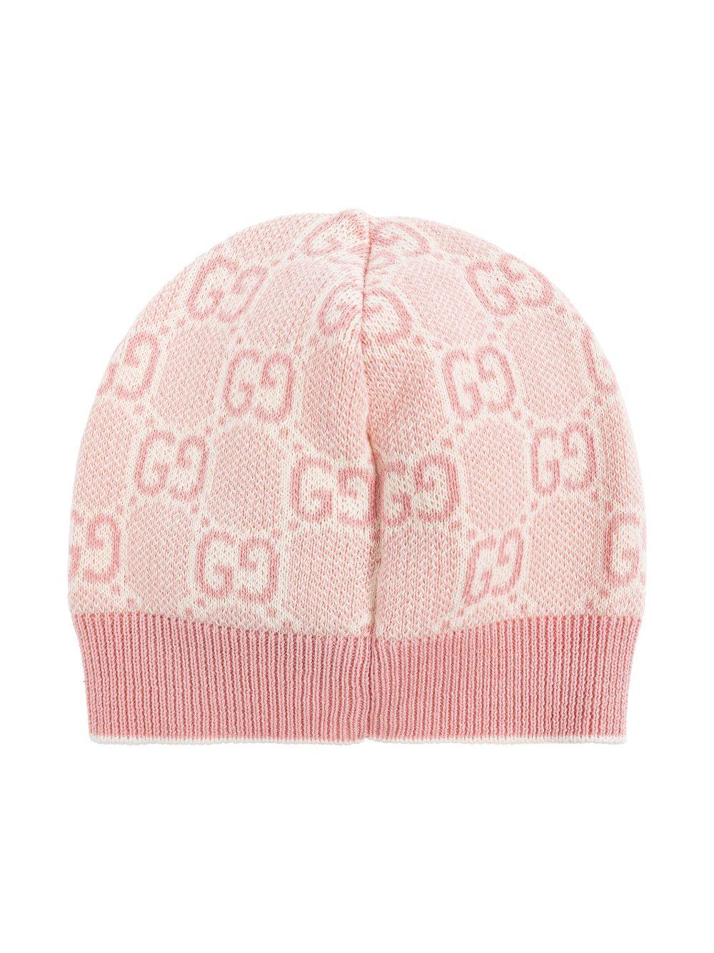 GG cotton beanie<BR/><BR/><BR/> 805839 3K1115878 GUCCI KIDS 