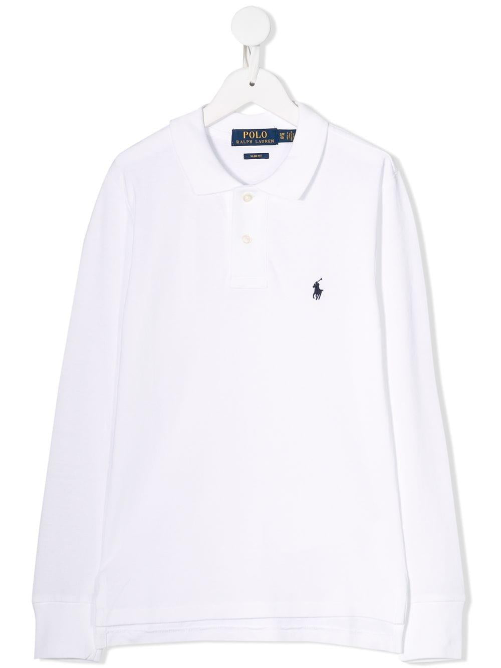 323708858013WHITE POLO RALPH LAUREN KIDS