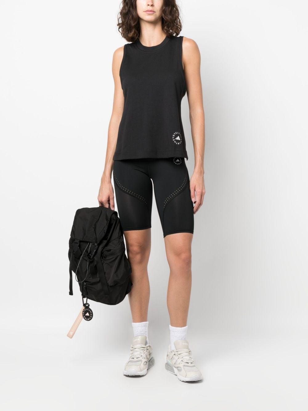 Logo-print tank top IB6857 BLACK ADIDAS x Stella McCartney 