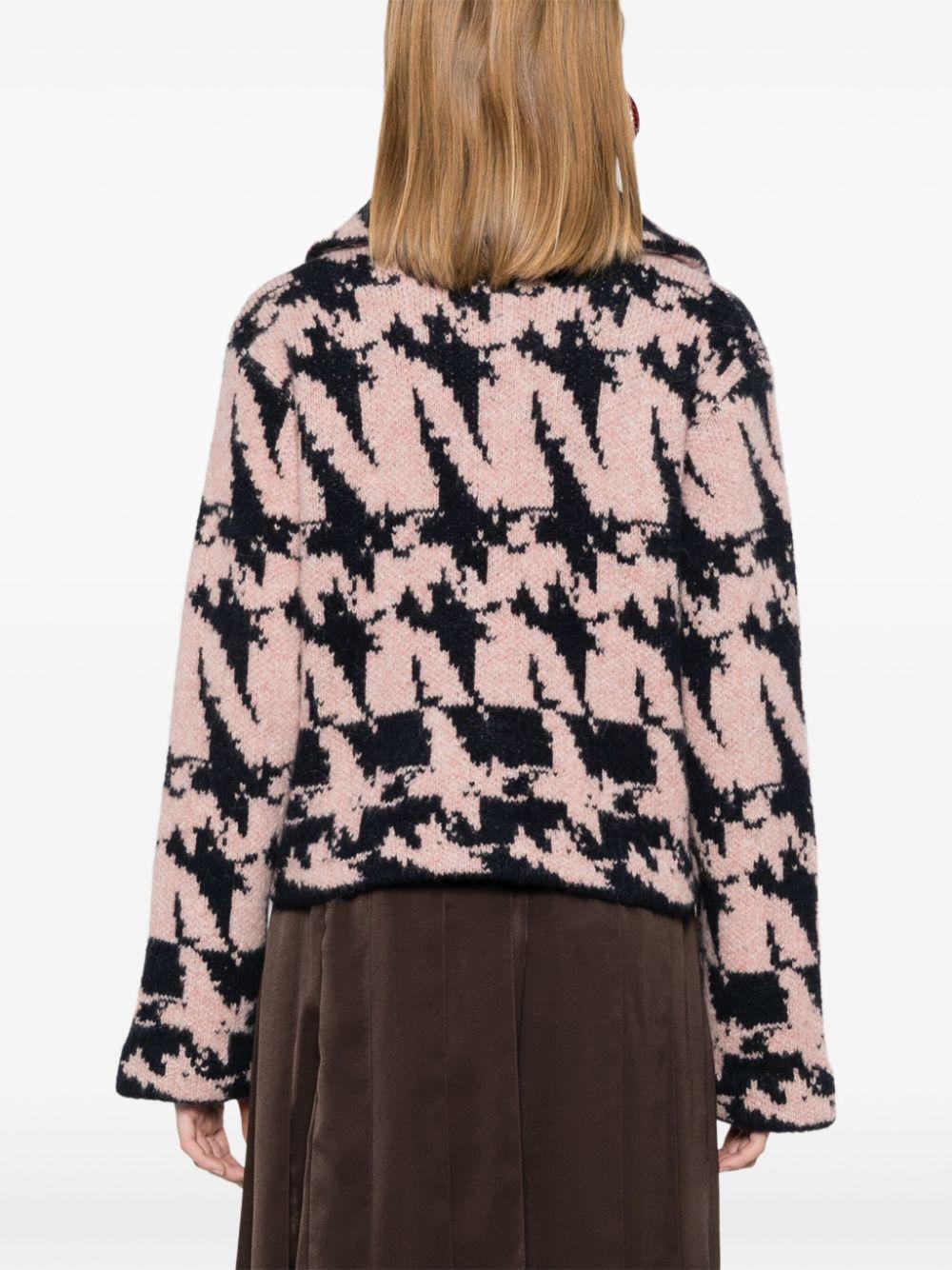 Pied-de-poule jacket 011230 9709509 DRIES VAN NOTEN 
