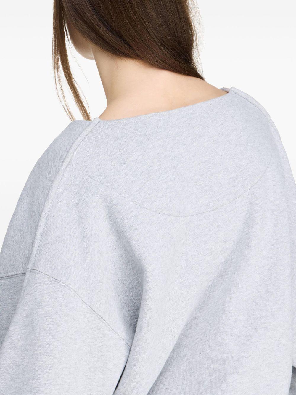 Rounded wrap-front sweatshirt JW0235 PG1790907 JW ANDERSON 