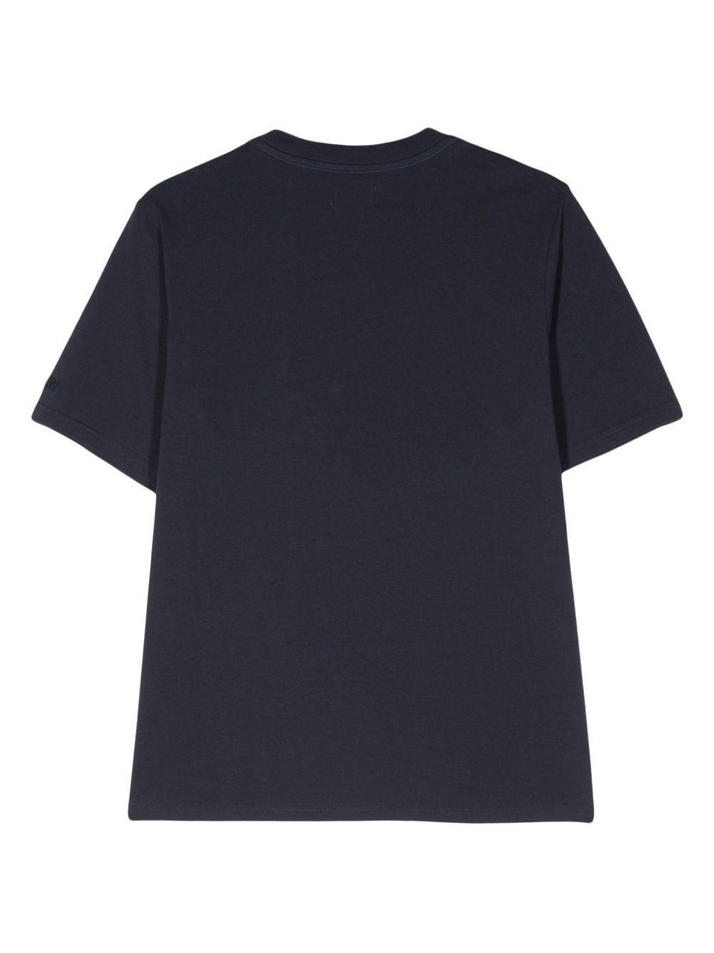 Logo T-shirt TSPM A7CBCOTTON BLUE AUTRY 