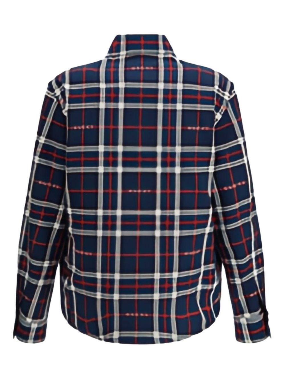 Tartan cotton jacquard padded shirt 853013 ZAUAC4069 GUCCI 