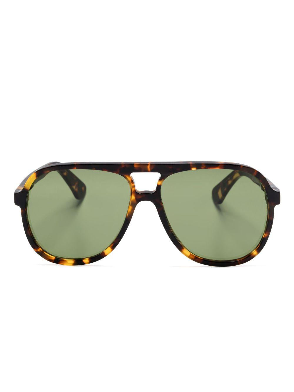 Pilot-frame sunglasses<BR/><BR/><BR/> GUA00671 A00065281723 GOLDEN GOOSE 