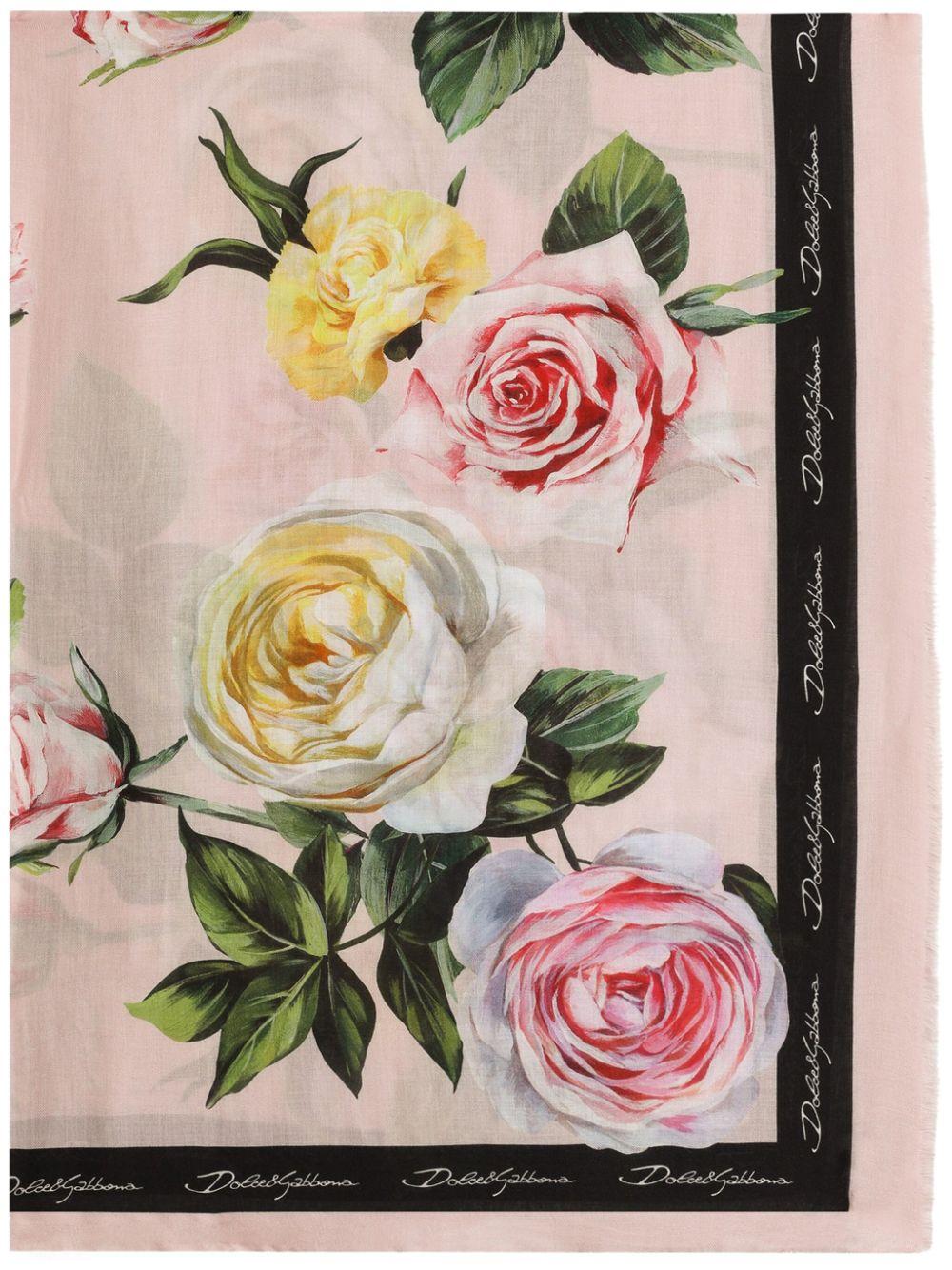 Floral print scarf FS184A GDCUPHF5IY DOLCE & GABBANA 
