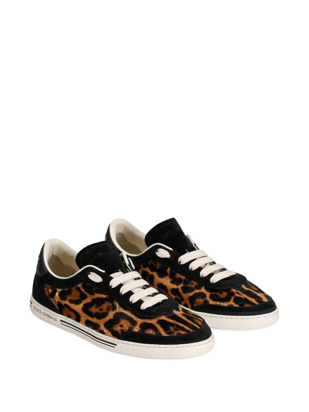 Calf Saint Tropez Light sneakers with print CK2306 AS529HK5JF DOLCE & GABBANA 
