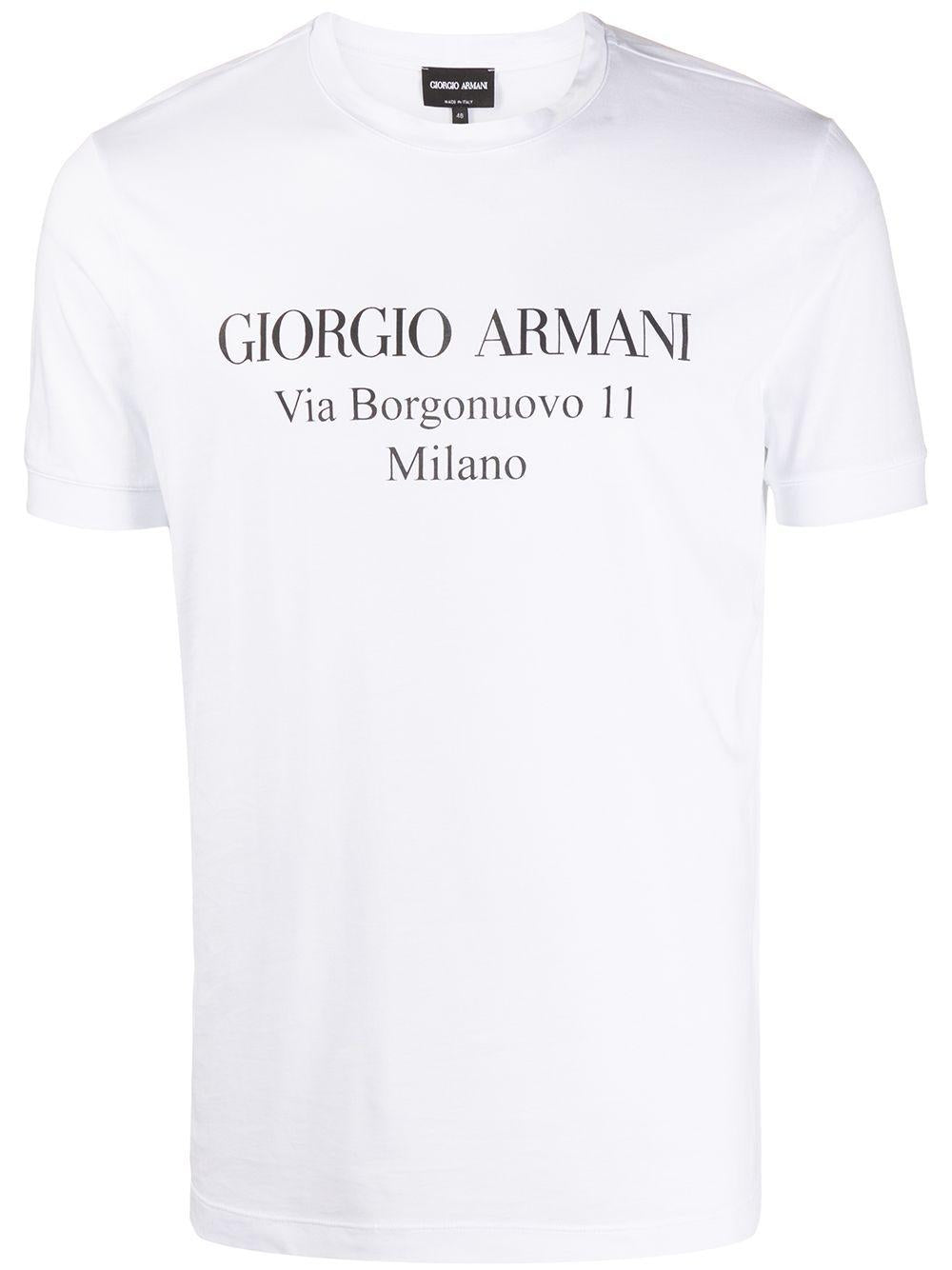 Borgonuovo 11 crew-neck T-shirt 3GST57 SJMCZU090 GIORGIO ARMANI 