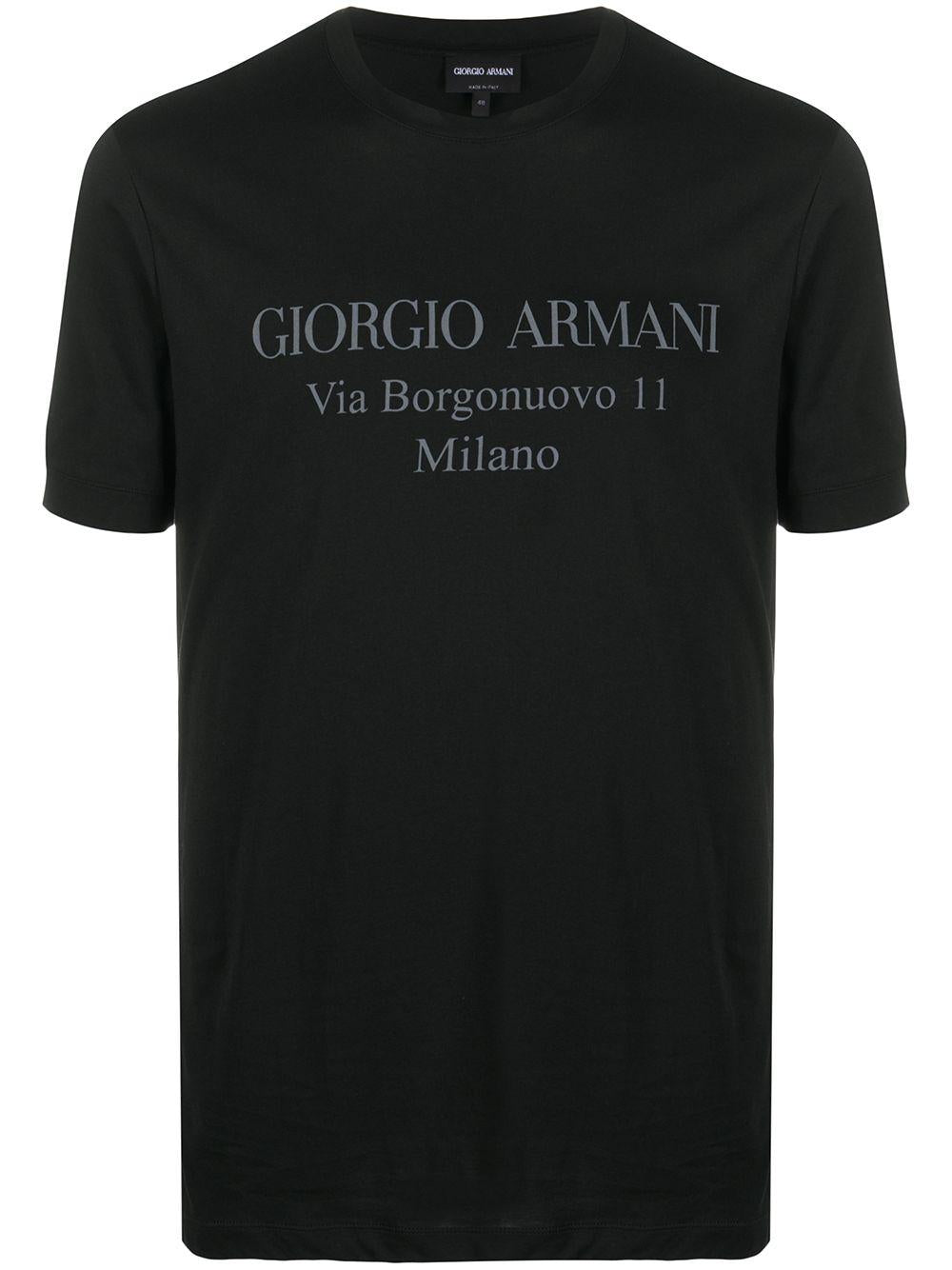 Borgonuovo 11 crew-neck T-shirt 3GST57 SJMCZUC99 GIORGIO ARMANI 