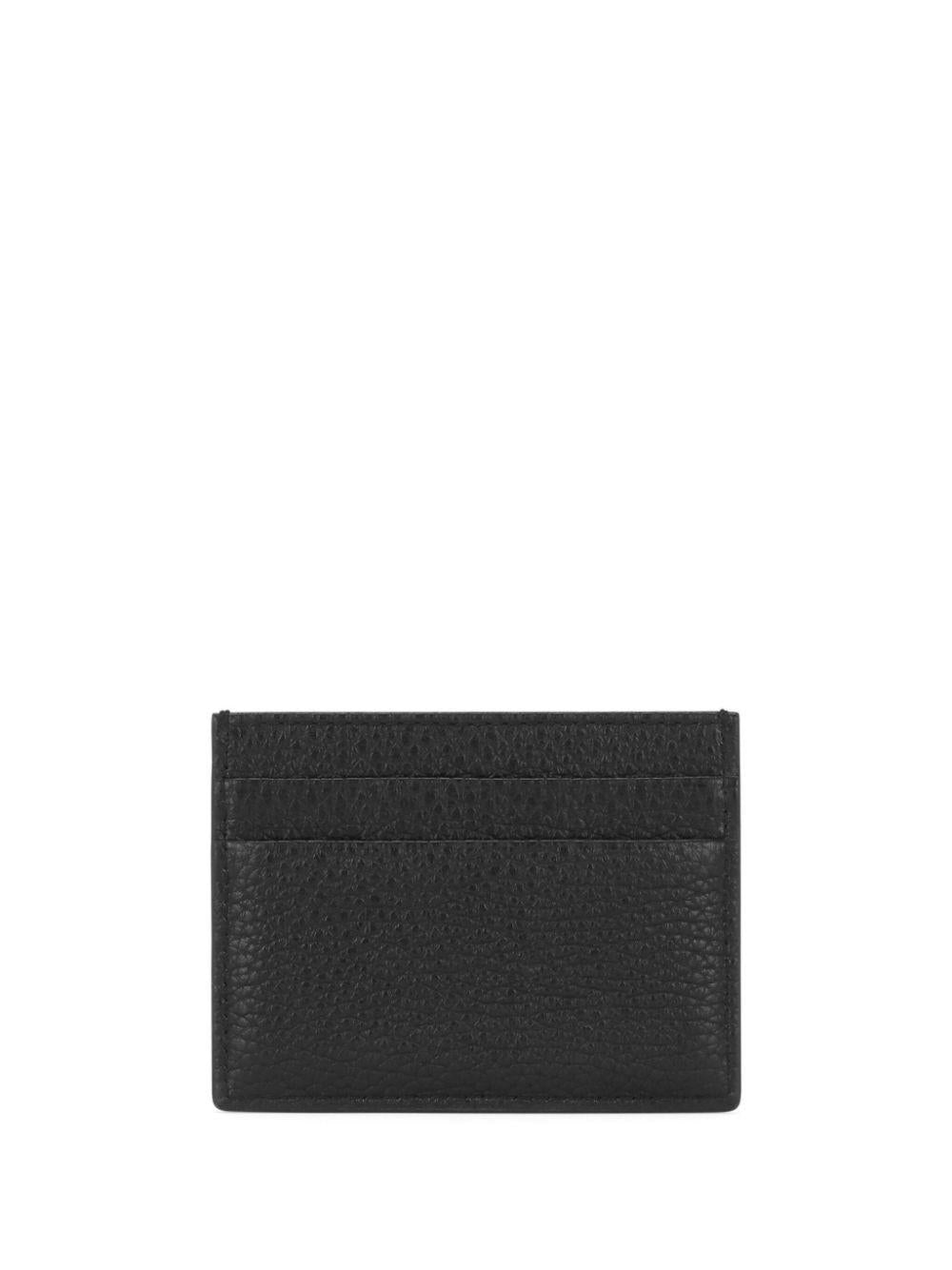Logo-plaque leather cardholder<BR/><BR/><BR/> BP0330 AT48980999 DOLCE & GABBANA 