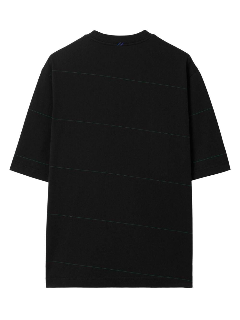 Striped cotton T-shirt 8083613 A1189 BURBERRY 