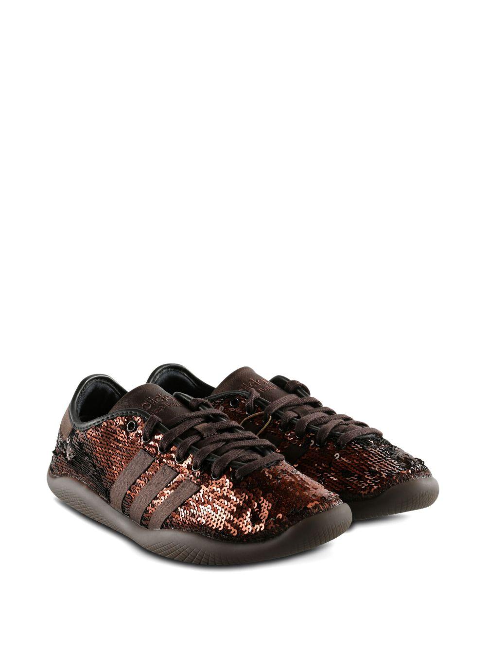 Nylon trainers with all-over sequins<BR/>Adidas x Wales Bonner KH8798 SEQUINSUPCOL ADIDAS x Wales Bonner 