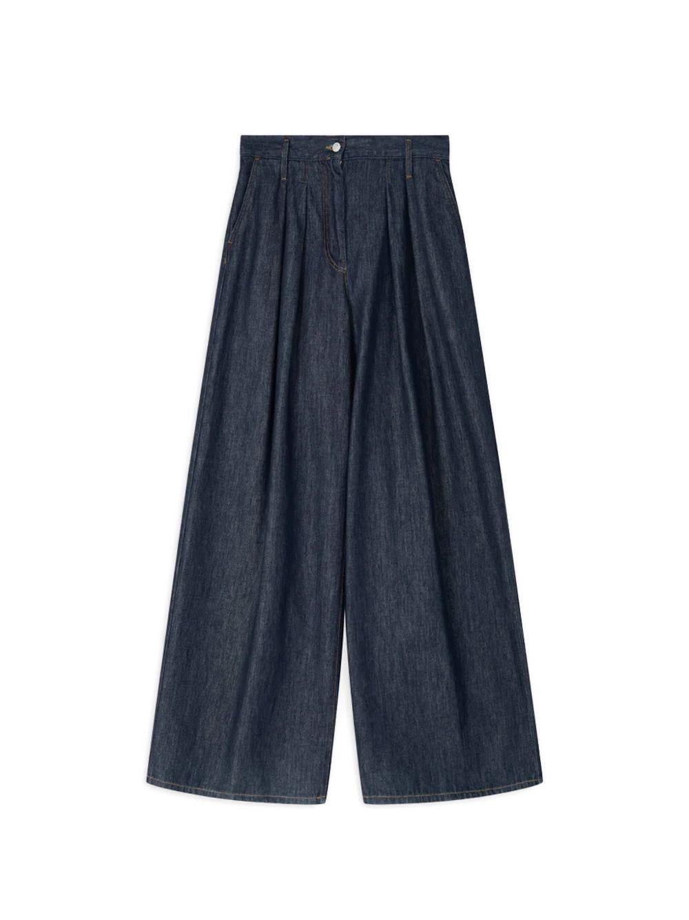 Wide pleated jeans 130929 3385507 DRIES VAN NOTEN 