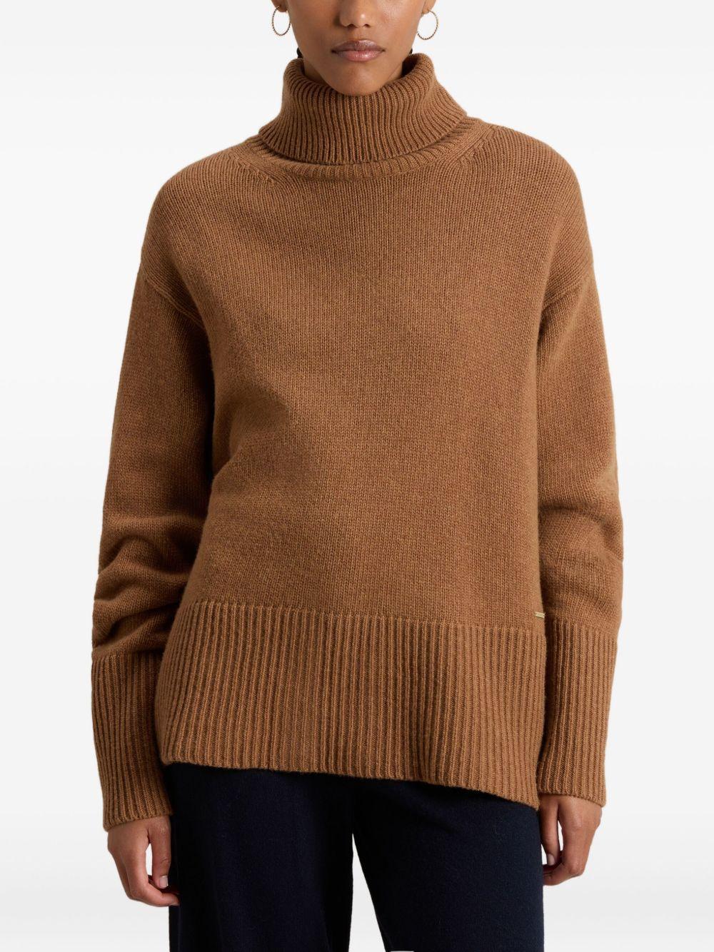 Turtleneck jumper with ribbed hem CFWWKN2006FRUF0469 7370 WOOLRICH 