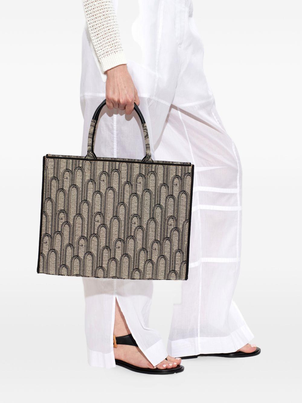 large Opportunity patterned tote bag WB00255 BX4614TON00 FURLA 