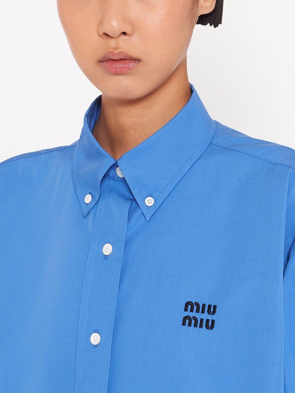Poplin shirt MK162610RG S-OOOF0237 MIU MIU 