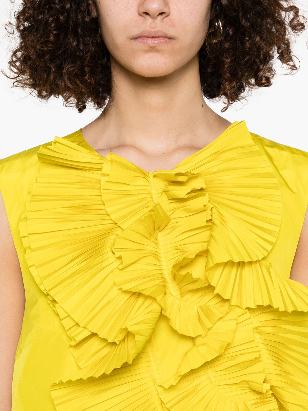 Ruffled-detail mini dress D731358 PIMPY016 P.A.R.O.S.H. 