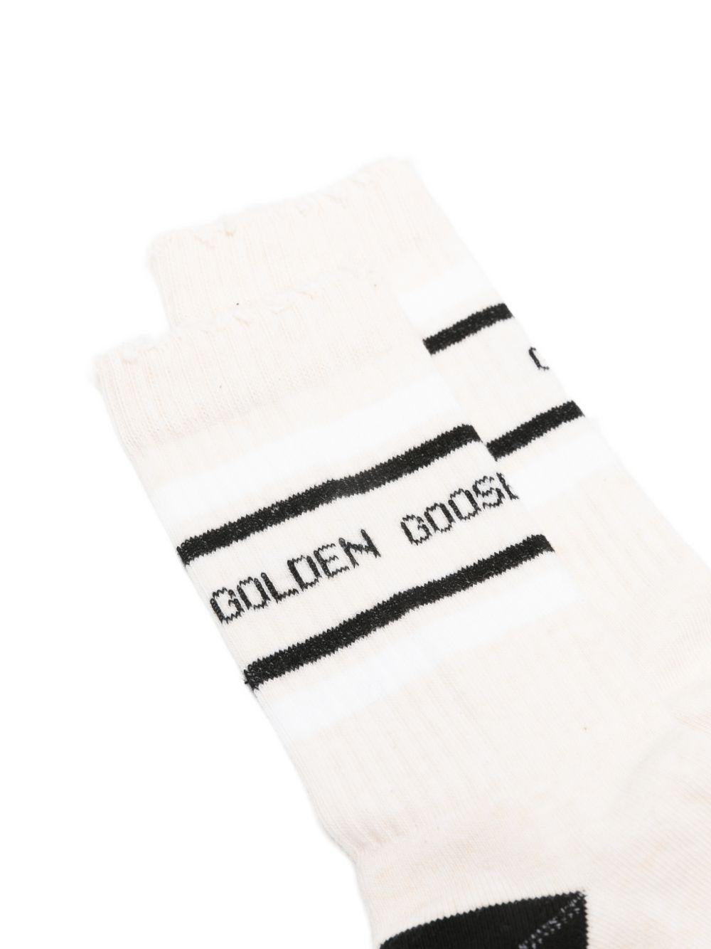 Ribbed striped socks GUP00883 P00220512403 GOLDEN GOOSE 