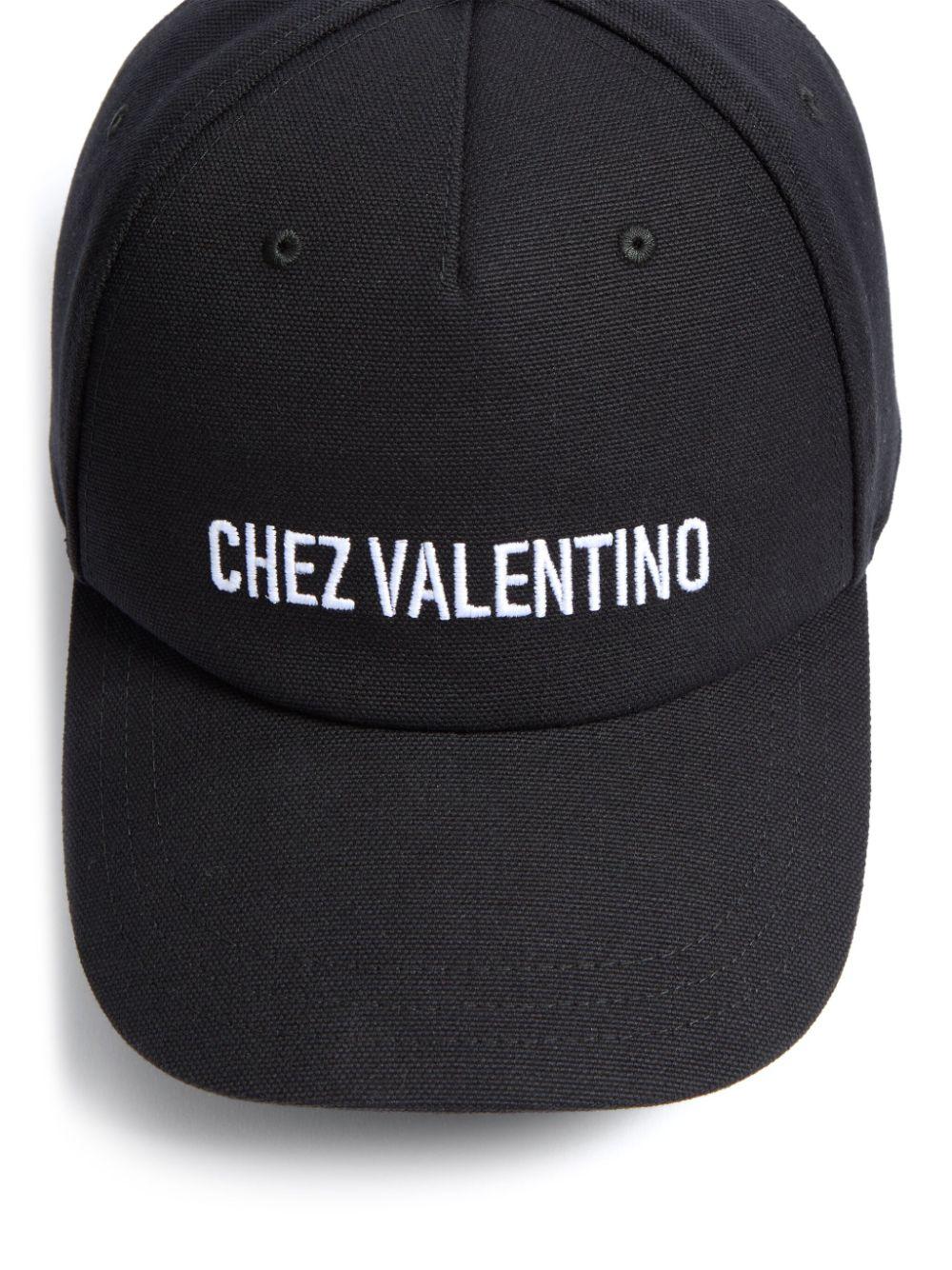 Logo-embroidered cap<BR/><BR/><BR/> 6Y2HDA41FVH 0NA VALENTINO GARAVANI 